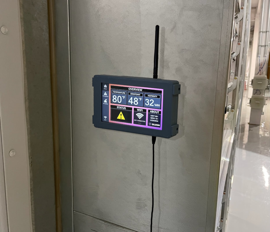 Gluon environment monitor, designed and manufactured by Centiware